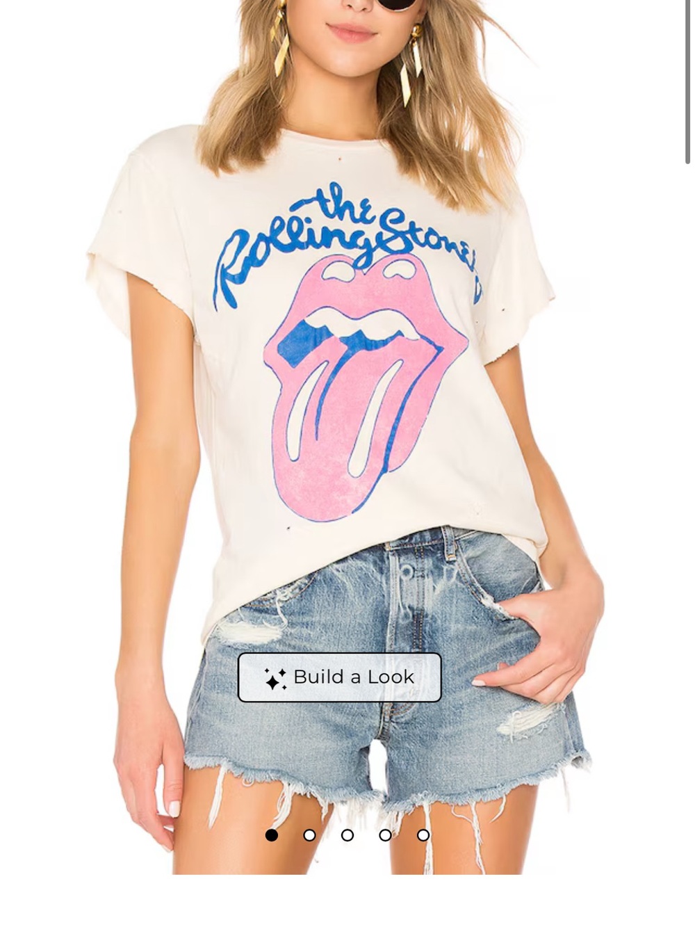 MadeWorn Cream Cotton Tag Tee